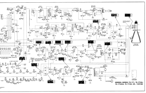 TS-172ALN Ch= 14U43D; Admiral brand (ID = 2417798) Television