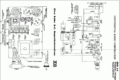 X-8 ; Admiral brand (ID = 462059) Radio