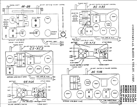 XA6 ; Admiral brand (ID = 470014) Radio