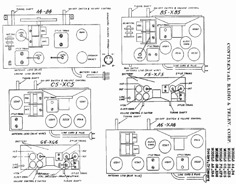 XB5 ; Admiral brand (ID = 470018) Radio