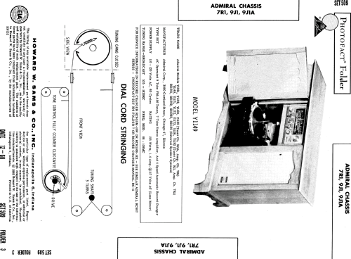 Y1139 Ch= 9J1A Ch= 7R1; Admiral brand (ID = 517631) Radio