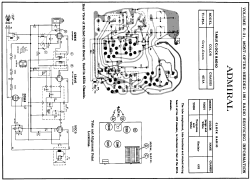 Y1189A Ch= 4E3A; Admiral brand (ID = 141660) Radio