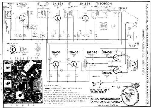 Y2347 Ch= 7L2; Admiral brand (ID = 176144) Radio