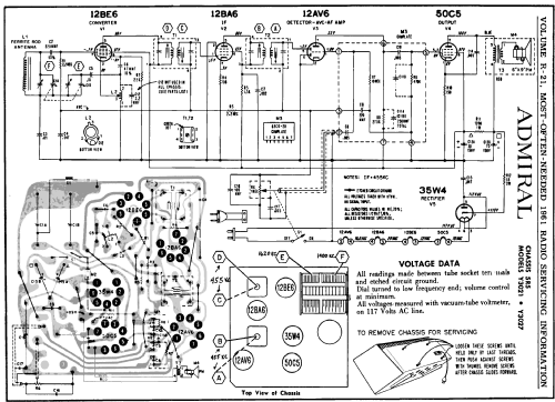 Y3021 'Winston' Ch = 5R5; Admiral brand (ID = 142036) Radio