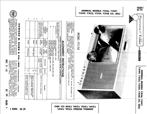 Y3146 'Celebrity' Ch= 5D6; Admiral brand (ID = 1354787) Radio