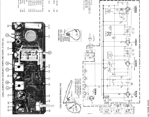 Y3381A Clock Radio Ch= 5D6F; Admiral brand (ID = 1540992) Radio