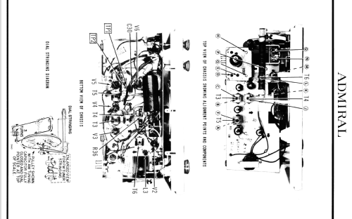 Y3421 'Minstrel' Ch= 6X3; Admiral brand (ID = 1480404) Radio