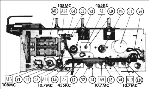 Y3593N Ch= 6A4N; Admiral brand (ID = 1273474) Radio