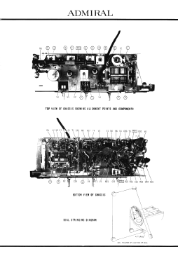 Y3598N Ch= 6A4N; Admiral brand (ID = 3003211) Radio