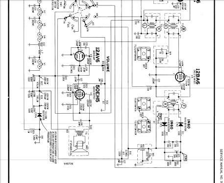 Y3603N Ch= 6A4NA; Admiral brand (ID = 1573918) Radio