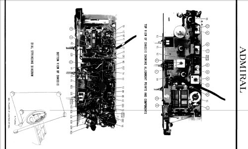 Y3603N Ch= 6A4NA; Admiral brand (ID = 1573920) Radio