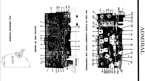 Y3621N Ch= 8X2N; Admiral brand (ID = 1565475) Radio