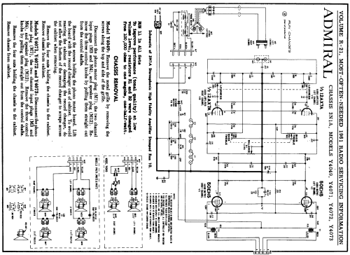 Y4049 Ch= 3N1A; Admiral brand (ID = 141656) Enrég.-R