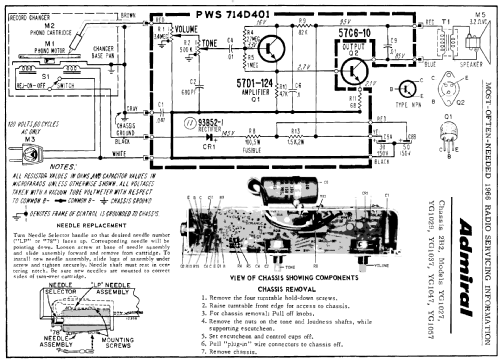 YG1057 Ch= 2B2; Admiral brand (ID = 195050) Sonido-V