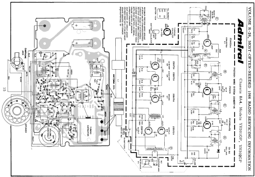 YH302GP Ch= 8A4; Admiral brand (ID = 196224) Radio