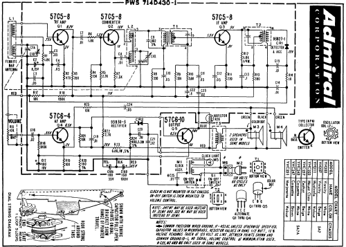 YHC237 'Zephyr' Ch= 5A7A; Admiral brand (ID = 203869) Radio