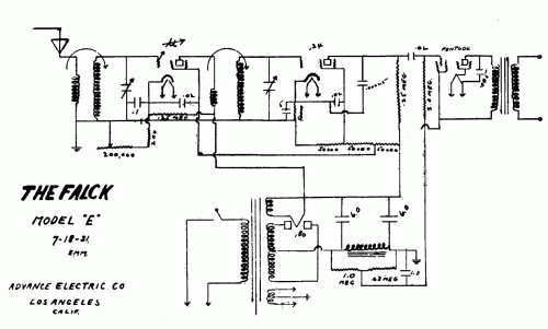 Falck E; Advance Electric Co. (ID = 256395) Radio