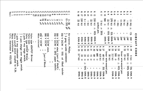 AF-Generator H-I ; Advance Electronics (ID = 1269951) Equipment