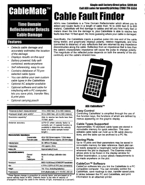 CableMate ; Advanced Electronic (ID = 2882705) Equipment