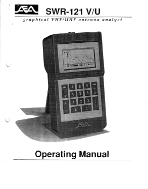 HF Analyst SWR-121; Advanced Electronic (ID = 2882236) Equipment