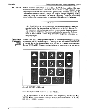 HF Analyst SWR-121; Advanced Electronic (ID = 2882241) Equipment