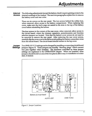 HF Analyst SWR-121; Advanced Electronic (ID = 2882247) Equipment