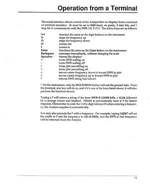 HF Analyst SWR-121; Advanced Electronic (ID = 2882252) Equipment