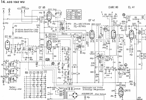 1062WU; AEG Radios Allg. (ID = 1021099) Radio