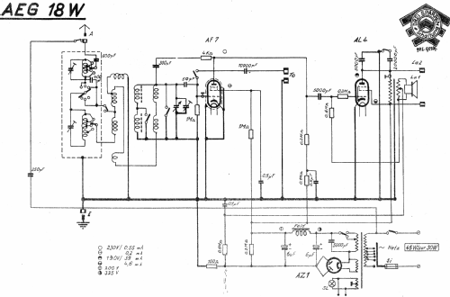 18W; AEG Radios Allg. (ID = 810954) Radio