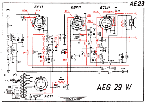 29W; AEG Radios Allg. (ID = 2945913) Radio