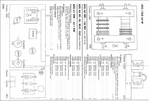 4311GW; AEG Radios Allg. (ID = 6527) Radio