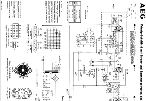 6067WD; AEG Radios Allg. (ID = 74561) Radio