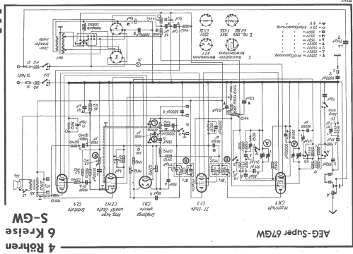 67GW ; AEG Radios Allg. (ID = 13241) Radio