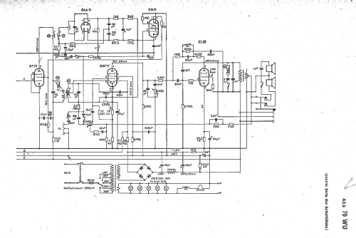 70WU; AEG Radios Allg. (ID = 11680) Radio