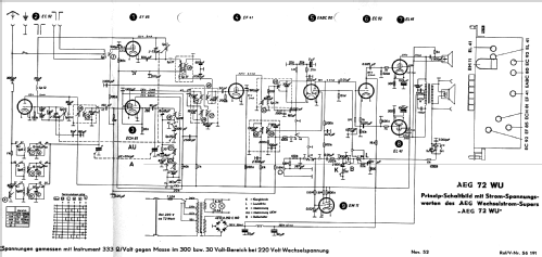 72WU; AEG Radios Allg. (ID = 344046) Radio