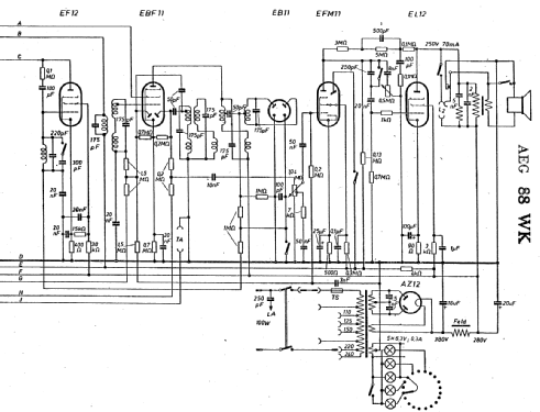 88WK; AEG Radios Allg. (ID = 554403) Radio