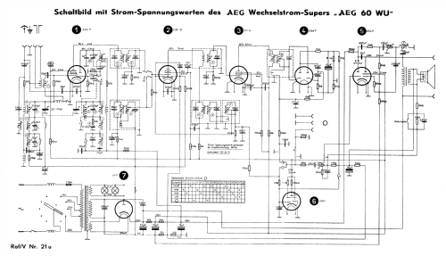 AEG Super 60 WU 60WU; AEG Radios Allg. (ID = 1893856) Radio