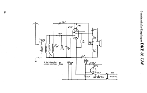 Deutscher Kleinempfänger 1938 DKE38; AEG Radios Allg. (ID = 3049840) Radio