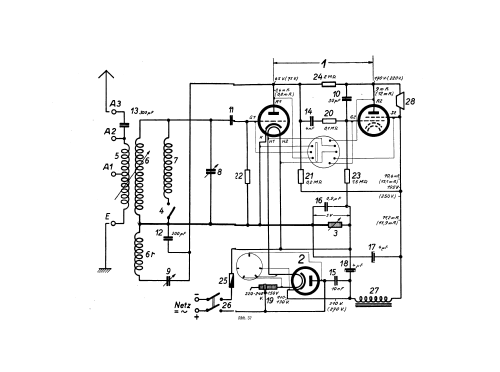 Deutscher Kleinempfänger 1938 DKE38; AEG Radios Allg. (ID = 3049842) Radio