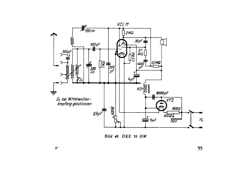 Deutscher Kleinempfänger 1938 DKE38; AEG Radios Allg. (ID = 3057431) Radio