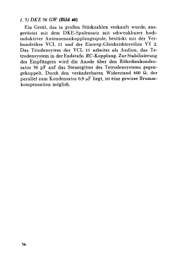 Deutscher Kleinempfänger 1938 DKE38; AEG Radios Allg. (ID = 3057432) Radio