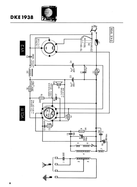 Deutscher Kleinempfänger 1938 DKE38; AEG Radios Allg. (ID = 3060678) Radio