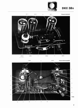 Deutscher Kleinempfänger für Batteriebetrieb DKE38B; AEG Radios Allg. (ID = 3068113) Radio