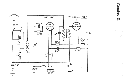 Geadux G; AEG Radios Allg. (ID = 5975) Radio