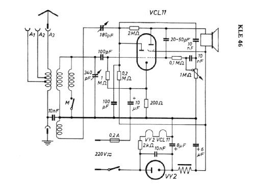 KLE46; AEG Radios Allg. (ID = 21482) Radio