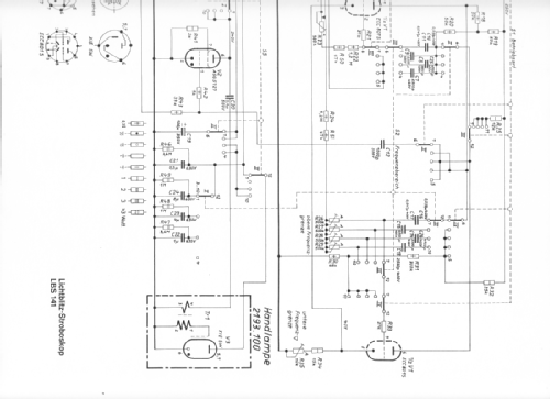 Lichtblitz-Stroboskop LBS141 - E-Nr. 2306-71142; AEG Radios Allg. (ID = 1569706) Ausrüstung