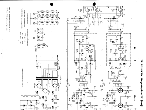 Magnetophon 77 Stereo; AEG Radios Allg. (ID = 657265) R-Player