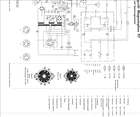 Magnetophon 97; AEG Radios Allg. (ID = 555120) R-Player