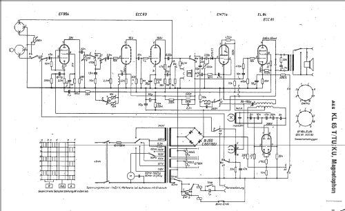 Magnetophon KL65T; AEG Radios Allg. (ID = 11760) R-Player