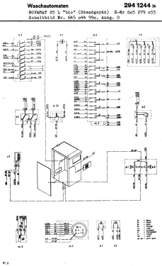 NOVAMAT 85 L 'bio' E-Nr 605 279 055; AEG Radios Allg. (ID = 3037539) Household Appliance